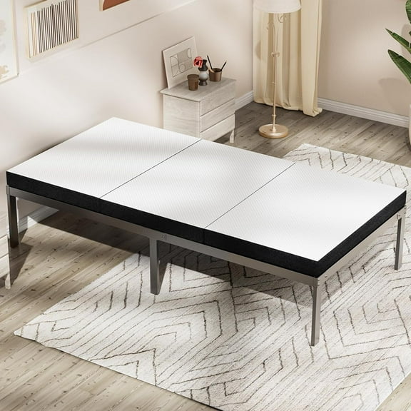 YKITRD Tri-fold Mattress, Gel-Infused Memory Foam & High-Resilience Foam, Space-Saving Foldable, Multi-Scene Use (Guest Bed/Camping/Yoga)