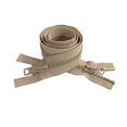 thumbnail image 1 of YKK #10 36 Inch Two-Way Molded Plastic Heavy Duty Separating Vislon (Jacket) Zipper for Sewing Coat Jacket Winter Coat Heavy Duty Zippers Coat Jackets Clothes Parka (Beige - 573), 1 of 1