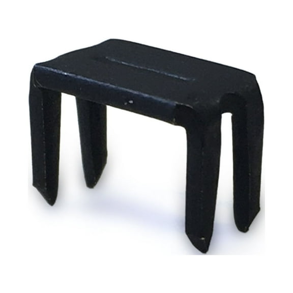 YKK #10 Bottom Stops Black Extra Heavy 50 Pack Zipper Stop