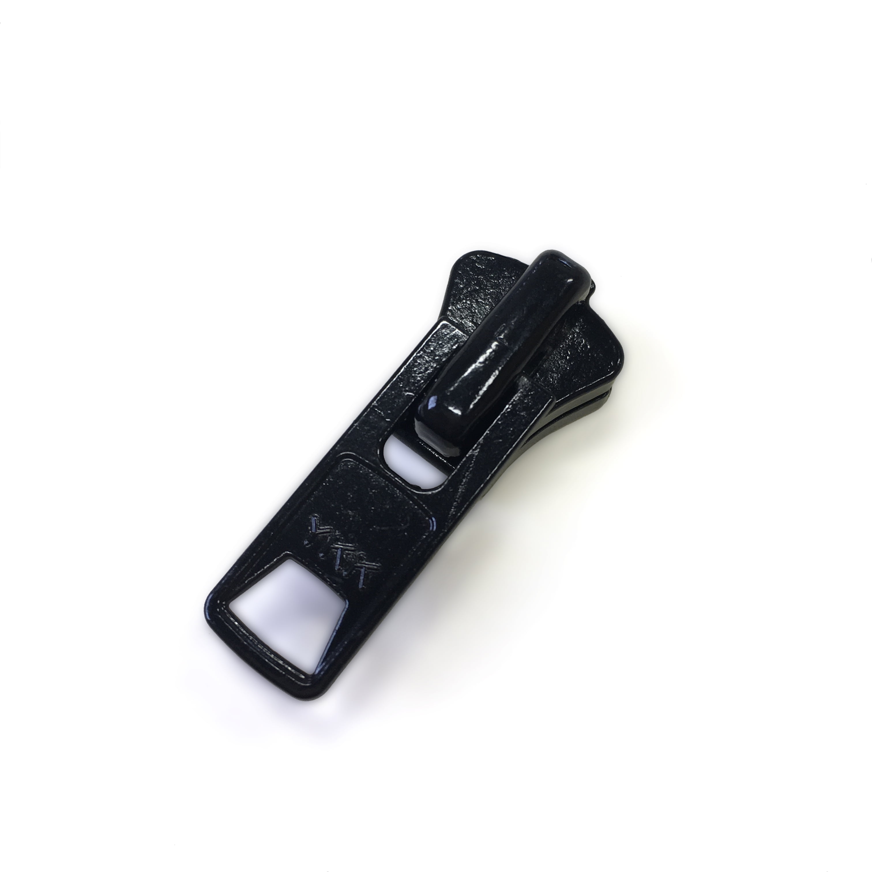 YKK #10 Heavy Duty Separating Zipper - Black Marine Grade Vislon Zipper With Metal Tab Slider - View #3