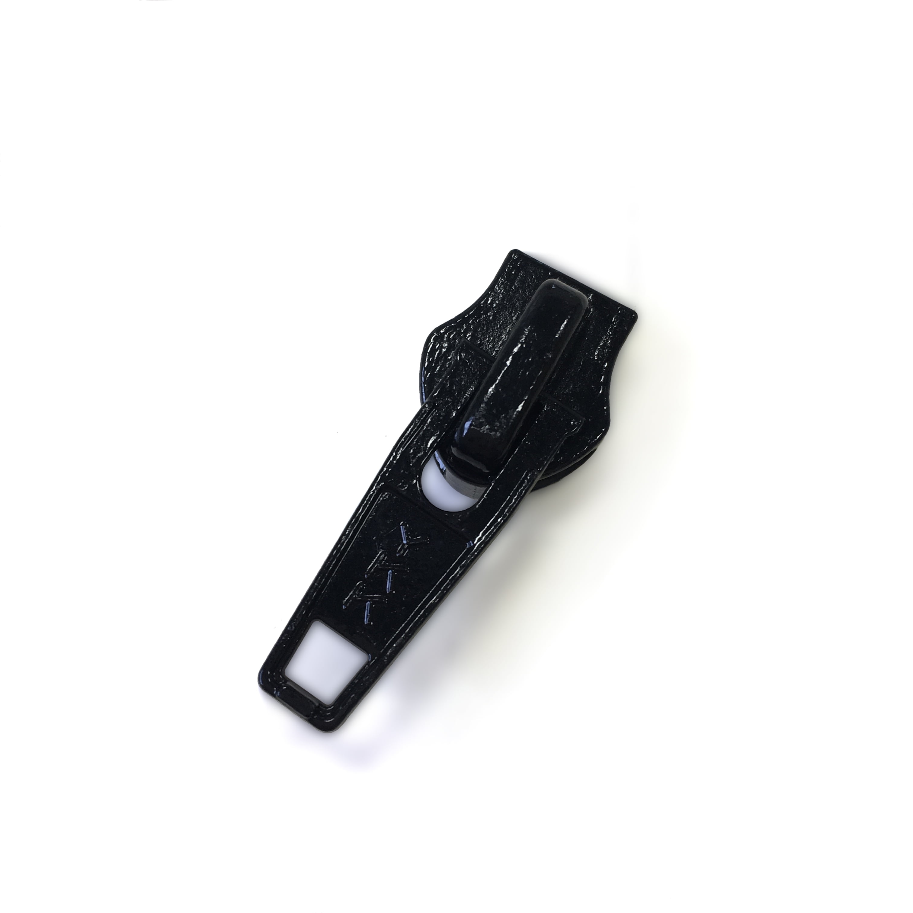 Black #5 Nylon Coil Zipper: 3 yds with 9 pulls