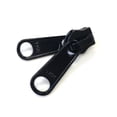 thumbnail image 1 of YKK #10C Nylon Coil Zipper Double Slider Zipper Pull Black - 5 Pack, 1 of 4