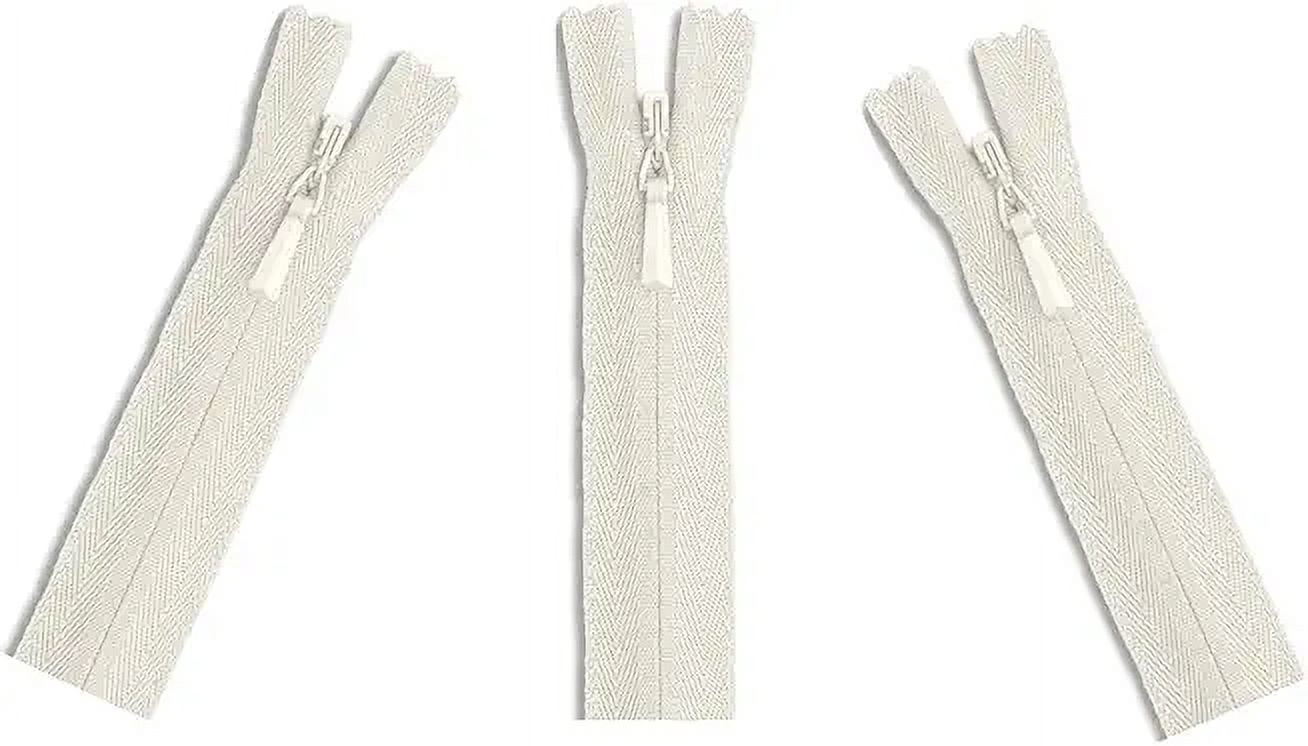 YKK #3 Invisible (Conceal) Zippers - Perfect for Clothes, Crafts