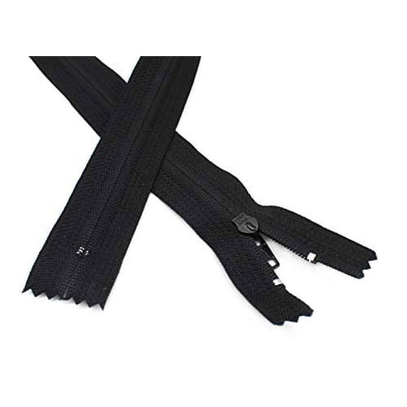 YKK #4.5 Closed Bottom Slipcover & Upholstery. Color Black. Made in The USA. 1 Zippers/Package (108" Inches)