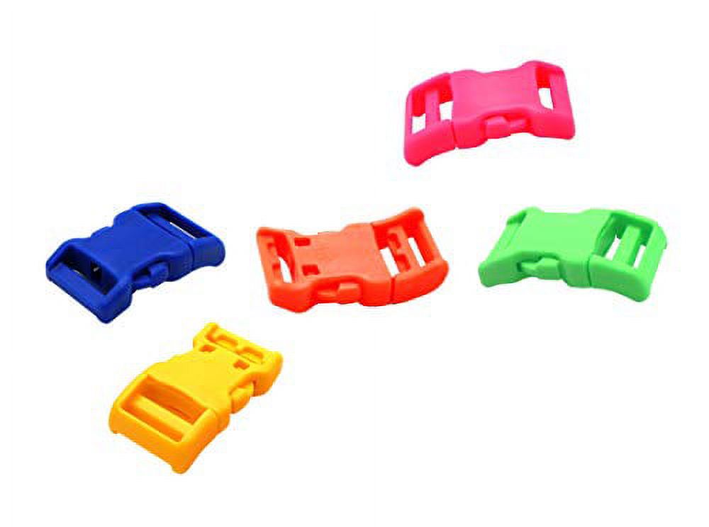 Lot De 50 Boucles à Clip Latéral En Aluminium Profilé 5/8 Pouce - Marque Alu-Max - Neuf