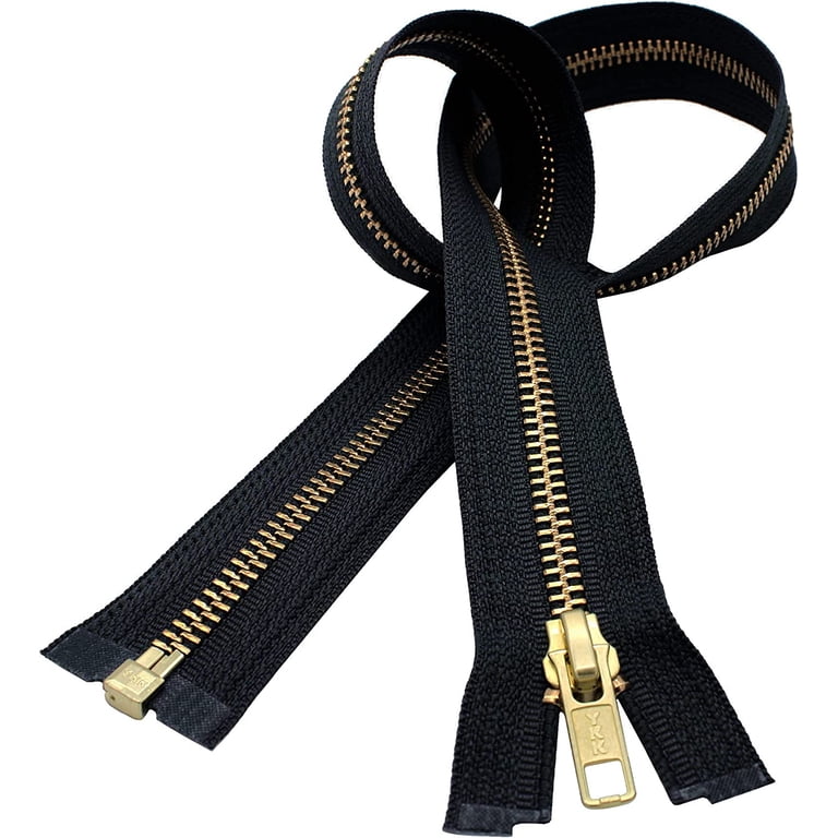 YKK#5 Metal Brass – Jacket Separating Color Made in