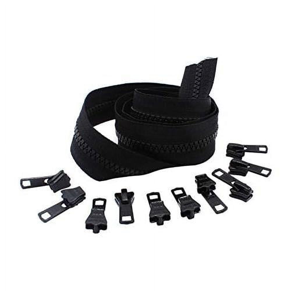 YKK 5 Molded Plastic Zipper Chain 5 Continuous Yards And 10 Auto