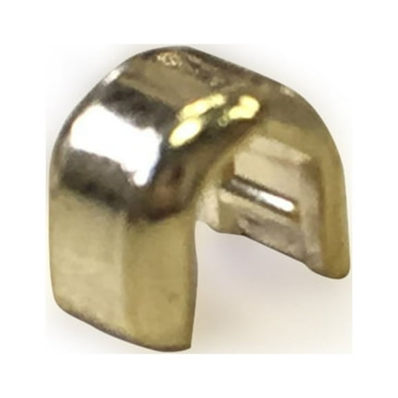 YKK #5 Top Stops Solid Brass Zipper Hardware - 50 pairs