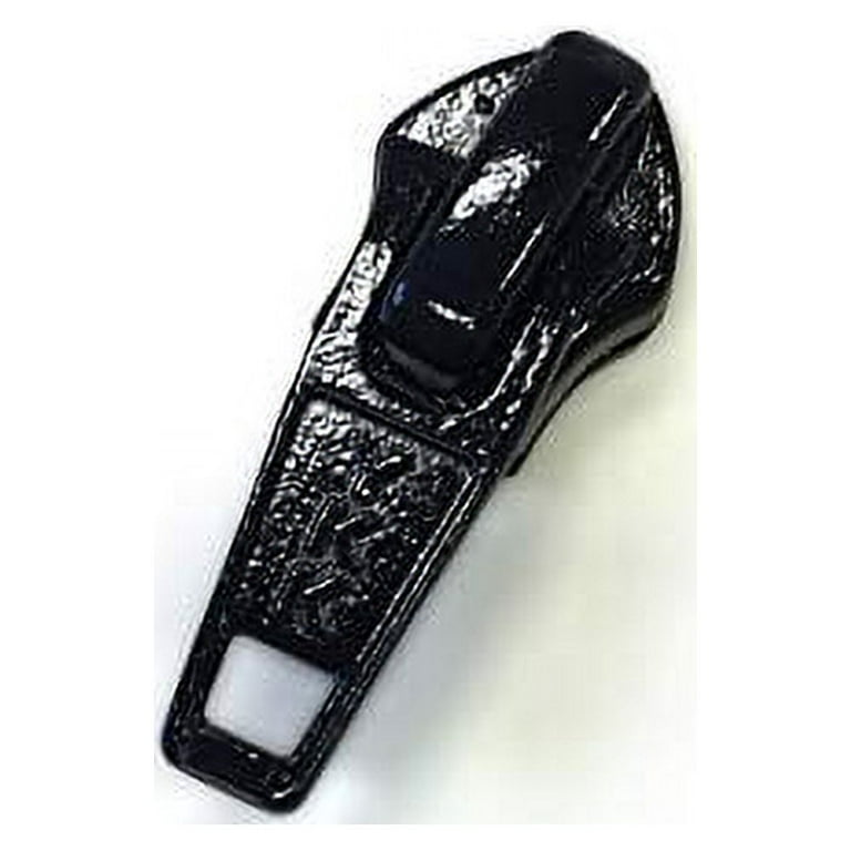Goyunwell #5 Black Zipper Tape by the Yard 5 Yards Nylon Coil Long Tape  Roll 10Pcs Gunmetal Zipper Pulls