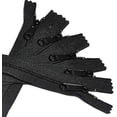 thumbnail image 1 of YKK Black #4.5 Handbag - Extra-Long Pull Zipper (10 Zippers Per Pack) (16" Inches), 1 of 2