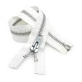 thumbnail image 1 of YKK - Chaps Zipper (Special Custom Length) YKK #10 Extra Heavy Duty Aluminum Separating Color White (Length 14 Inches), 1 of 1