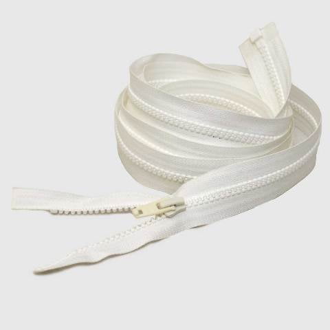 YKK Fastening Boat Separating Zipper | 72 x 1 1/2 Inch White
