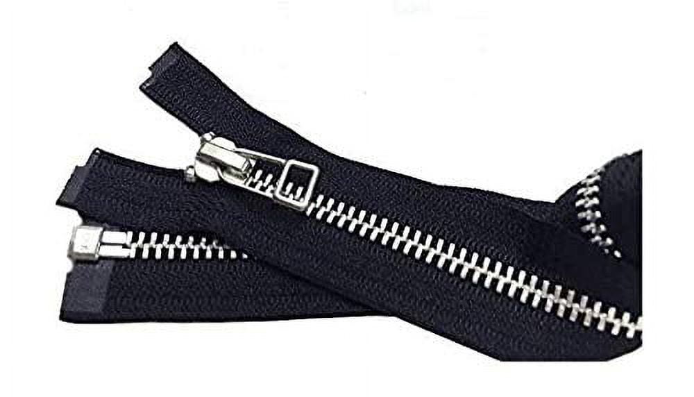 YKK 23 Ski & Sport Vislon Zipper 5 Molded Plastic ~ Separating - Black (1  Zipper/Pack) Made in USA