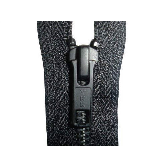 YKK Open End Zip - Black Metal Tooth/Finish - Heavy Duty - Hd-3-6/7/8/9/11/16/17/18/19/20/21/22/23/24/25/26/27/28/29/30/31/32/33/34/35/36/37/38/39/40 Inch (29 Inch (73.5 cm)) Black