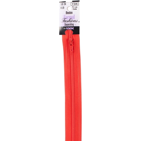 YKK Separating Zipper 10" - Senega