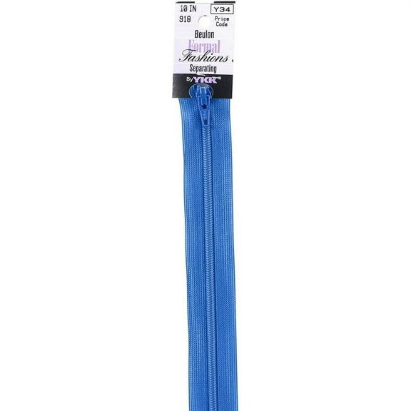 YKK Separating Zipper 10" - Victoria Blue