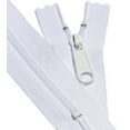 thumbnail image 1 of YKK White #4.5 Handbag - Extra-Long Pull Zipper (10 Zippers Per Pack) (14" Inches), 1 of 3