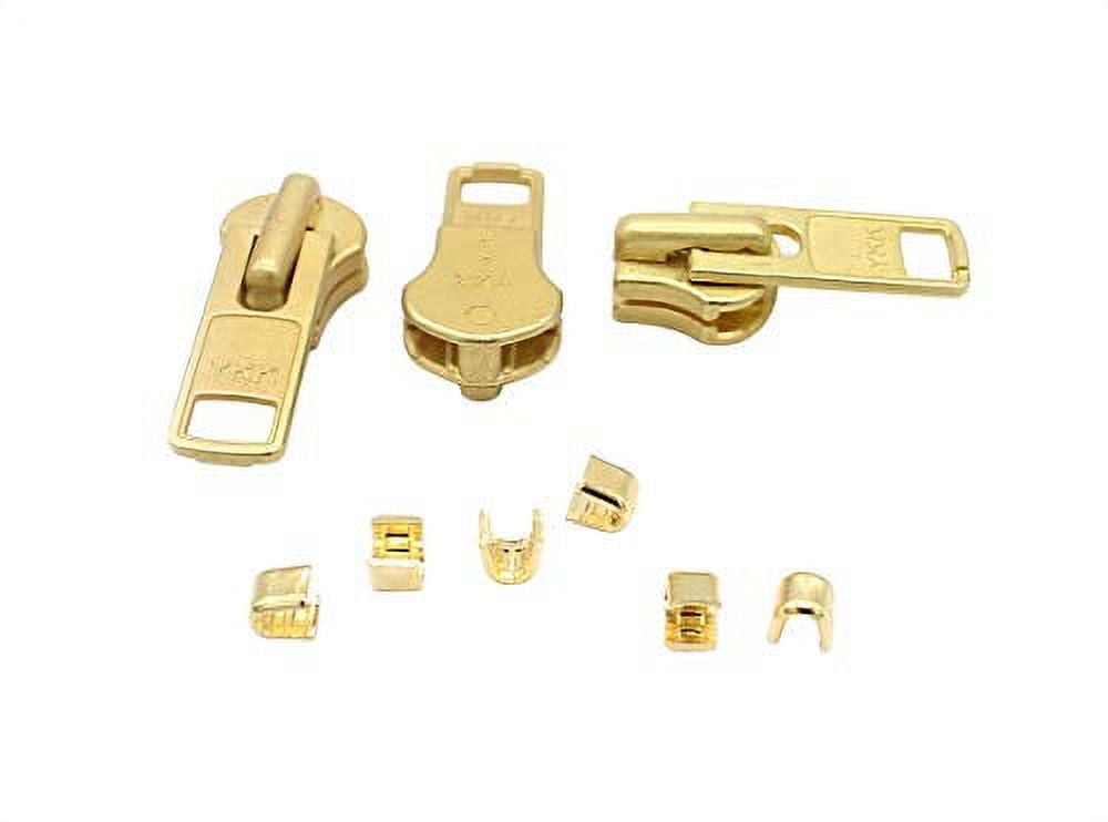 YKK Zipper Repair Kit, #10 Extra Heavy Weight Pull Sliders YKK Zipper Repair Kit, #10 Extra Heavy Weight Pull Sliders