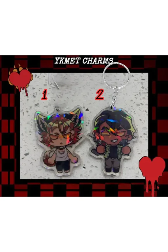 YKMET Acrylic Keychains [Strade - Ren]