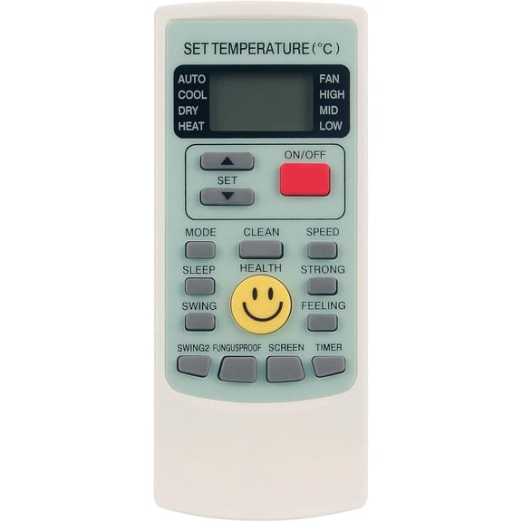 YKR-H/209E New Replacement Remote fit for AUX Air Conditioner AMWM-H12/4R3L AMWM-H18/4R3L AMWM-H07/4R3F AMWM-H09/4R3F