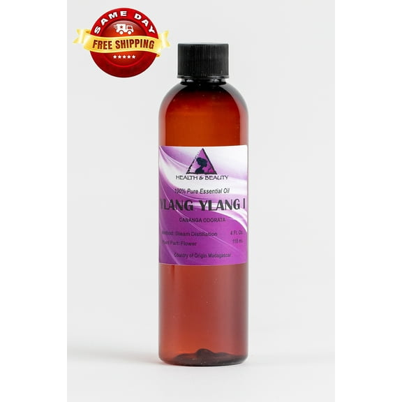YLANG YLANG ESSENTIAL OIL ORGANIC AROMATHERAPY 100% PURE NATURAL 4 OZ