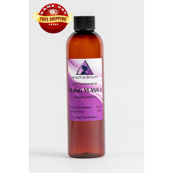 YLANG YLANG ESSENTIAL OIL ORGANIC AROMATHERAPY 100% PURE NATURAL 8 OZ