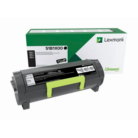 Lexmark - Extra High Yield - black - original - toner cartridge LCCP, LRP - for Lexmark MS517dn, MS617dn, MX517de, MX617de