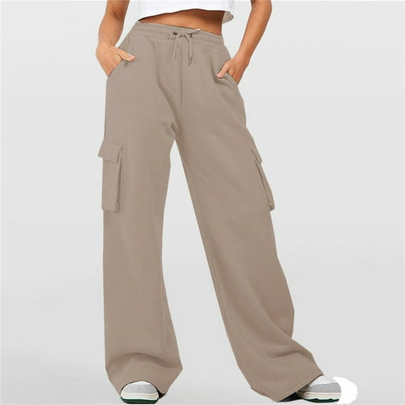 YLHFASHION Fall Dress Pants for Women 2025 Trendy Jeansroswear Women’S Capri Pants Trendy Mid Rise Skinny Stretchy Front Iwollence Women's Wide Leg Pants With Pockets High Waist Adjustable Kn(M)