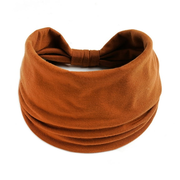 WCJM Wide Elastic Headband Hair Headband Ladies Yoga Hijab Exercise Wicking Headband Elastic Non-Slip Headband Knotted Running Sports Headband Lady Headscarf Silk Headscarf Scarf Hairstyles