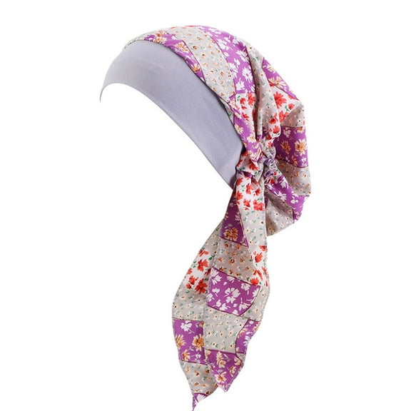 WCJM Women Cancer Head Scarf Hat Cap Hair Scarf Turban Head Wrap Turban Hats Headwear Polyester Lady Headscarf Waterproof Headscarf Velvet Scrunchie