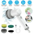 thumbnail image 1 of (LK-LTD)--1Set Electric Handheld Spin Scrubber Cordless Cleaning Brush With 2 Rotating Speeds 3 Cleaning Brushes Rechargeable Shower Scrubber For Kitchen Dish Bathtub Sink Tile.--(ffd52j), 1 of 9