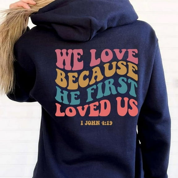 YLLMHH Christian Hoodie Women Religious Hooded Sweatshirt Retro Bible Verse Pullover S-3XL
