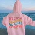 thumbnail image 1 of YLLMHH Christian Hoodie Women Religious Hooded Sweatshirt Retro Bible Verse Pullover S-3XL, 1 of 6