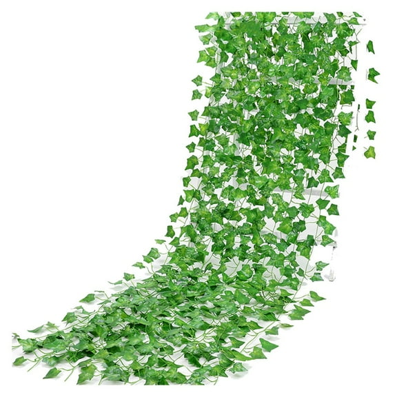YLLSF 12 Fake Ivy Leaves Vines Artificial Garland Greenery Hanging Plants