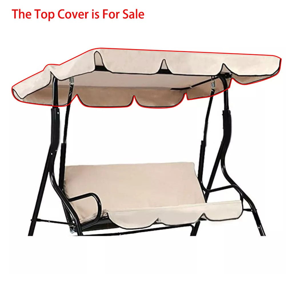 YLLSF 1pc Garden Swing Chair Top Cover Awning Top Rain Cover Canopy