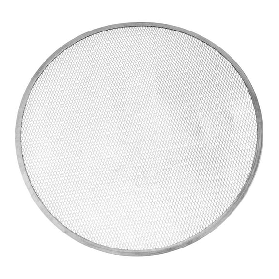 YLLSF 1pc Non Pizza Screen Pan Baking Tray Metal Aluminum Net Bakeware Kitchen 20in