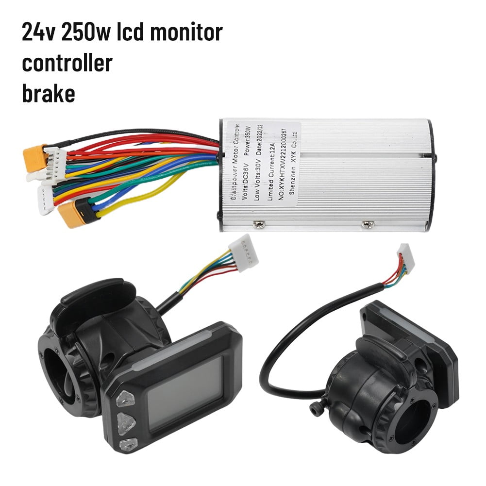 Jodriva Scooter Controller Kit, LCD Monitor Brake Set, for 5 5in Carbon