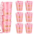 thumbnail image 1 of YLLSF Bridal Shot Glass Necklace, Pack of 10 Bachelorette Party Bride Tribe Cups, 1 of 8
