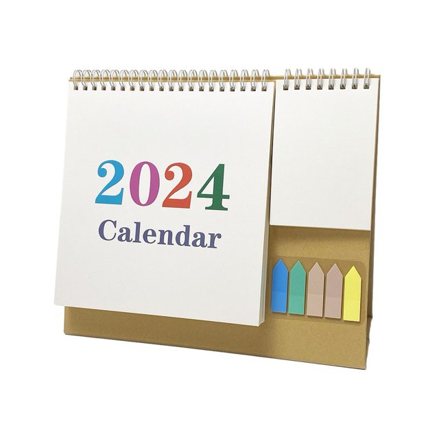 YLLSF Calendar 2024 Desk Standing Calendars Daily Weekly Monthly