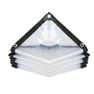YLLSF Resistant Clear Tarpaulin for Chicken Runs Frost Resistant & Easy to Store, 1*1m