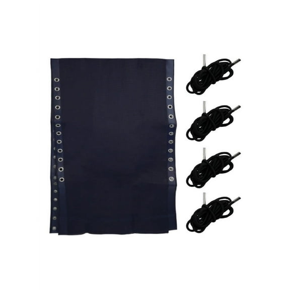 YLLSF Revitalize Your Beach Chair Replacement Kit with 160 x 43 cm Fabric Cord, navy blue