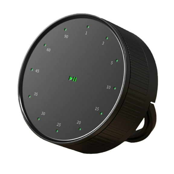 YLLSF Rotating Kitchen Timer with LED Display: for Precision Time Management & Easy Black