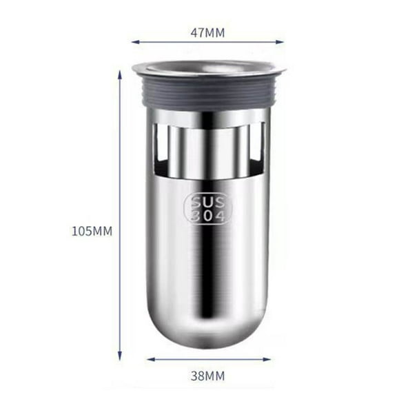 YLLSF Stainless Steel Shower Floor Drain Backflow Preventer, Shower Drain Stopper L