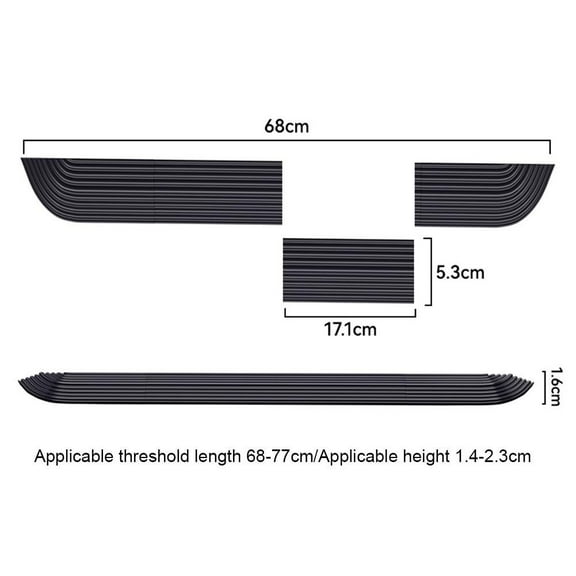 YLLSF Sweeping Ramp for Robotic Vacuums: Easy Threshold Climbing & Floor Protection!