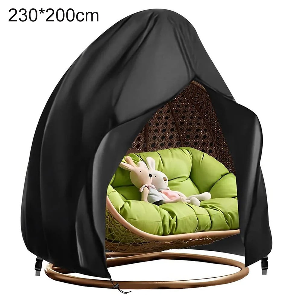 YLLSF Waterproof egg chair cover hanging swing rattan outdoor furniture