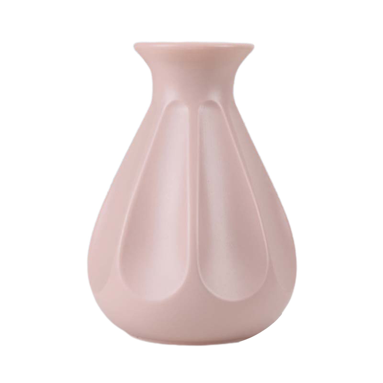 YLLSF creative plastic vases office vases multiple multicolor dry