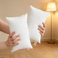 thumbnail image 1 of YLOHUIL Microfiber Pillow, 2 Pack Mini Travel Pillows for Neck and Lumbar Support, Machine Washable Portable Pillows for Travel and Home Use, 1 of 7