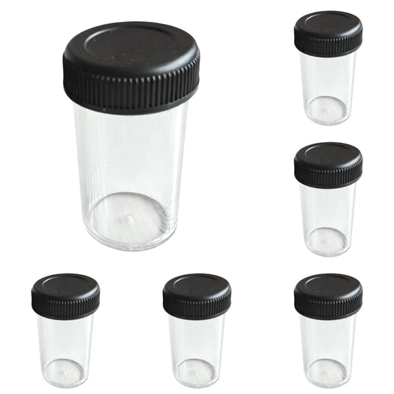 YLOHUIL Microscope Objective Case, Protective Storage Box for Biological Lens, Microscope Accessory Container for Lab and Classroom, 5 Pack