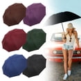 thumbnail image 1 of YLOHUIL Umbrella, Extra Large Compact Travel Umbrella with UV Protection, Double Canopy Vented Windproof Umbrella for Rain and Sun, Durable Foldable Umbrella, 1 of 9