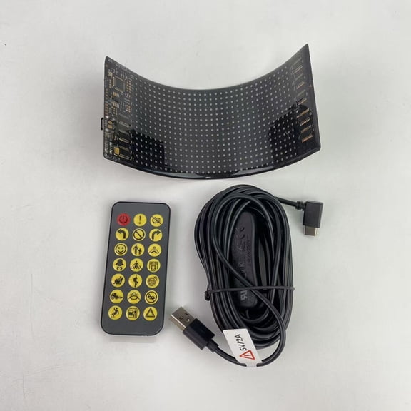 YLOJVSHD Electronic digital signboards,Full Colour LED Signs,Programmable LED Sign,Bluetooth APP Control,Custom Text, Patterns, Animations for Car Business Store Signs